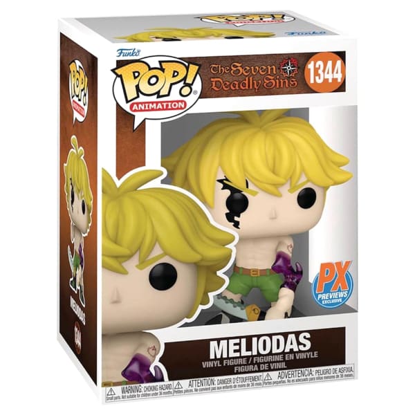 Meliodas Funko Pop Animation - Exclusives - New in! - PX