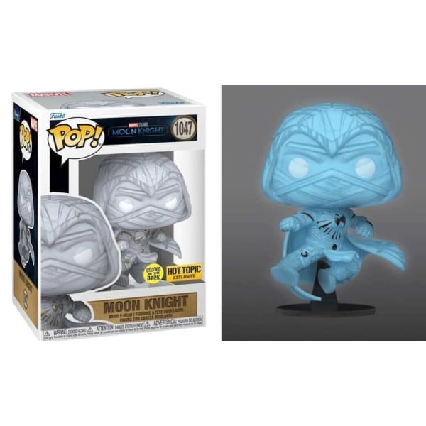 Moon Knight Funko Pop Exclusives - Glow in the dark