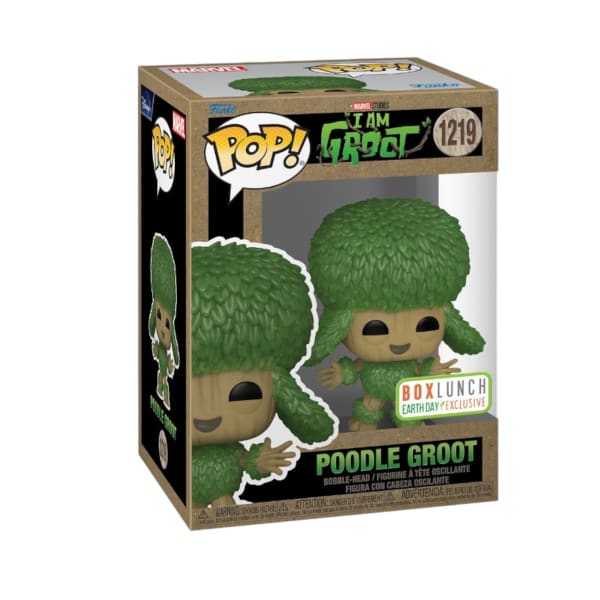 Poodle Groot Funko Pop Boxlunch - Earth Day - Exclusives