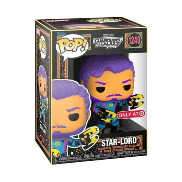 Star-Lord Funko Pop Black Light - Blacklight - Exclusives