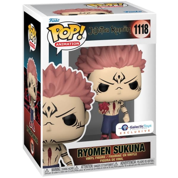 Sukuna w/ Heart Funko Pop Animation - Exclusives - Galactic