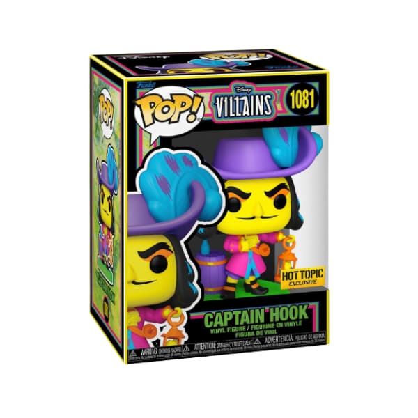 Captain Hook (Black Light) Funko Pop Black Light