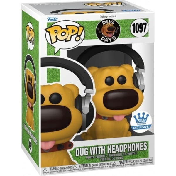 Dug with headphones Funko Pop Disney - Exclusives - Funko