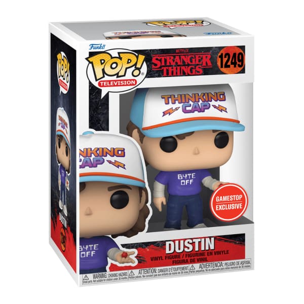 Dustin (Thinking Cap) Funko Pop Exclusives - GameStop