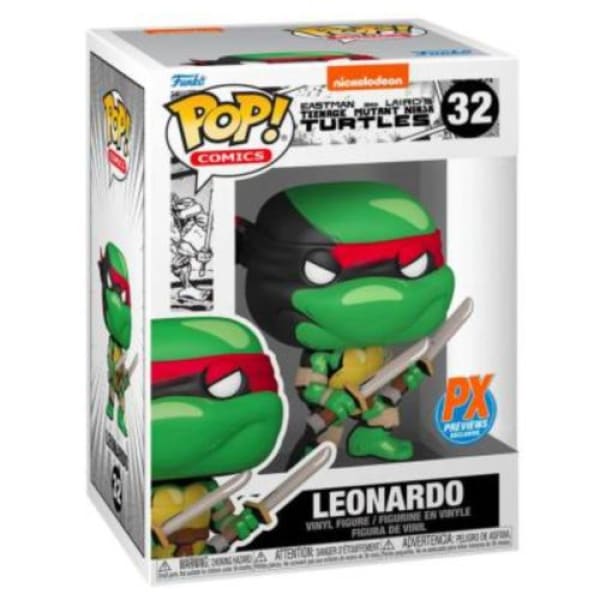 Leonardo (PX Exclusive) Funko Pop Comic - Exclusives