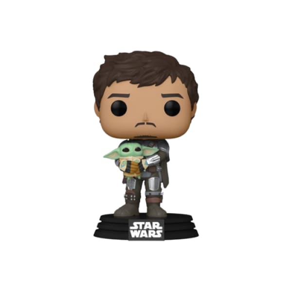 Mando Holding Child Funko Pop Star Wars - The Mandalorian