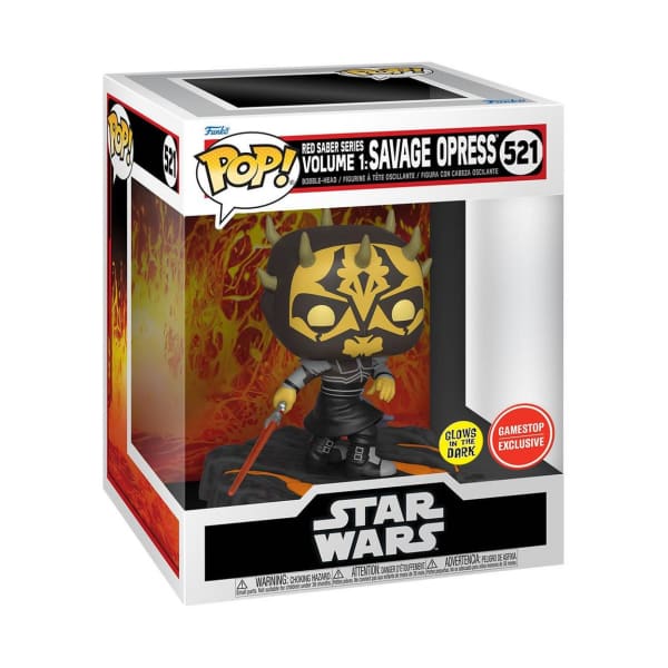 Savage Opress Funko Pop Exclusives - GameStop - Glow