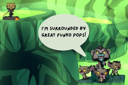 I am surrounded by idi.. great Funko Pops!