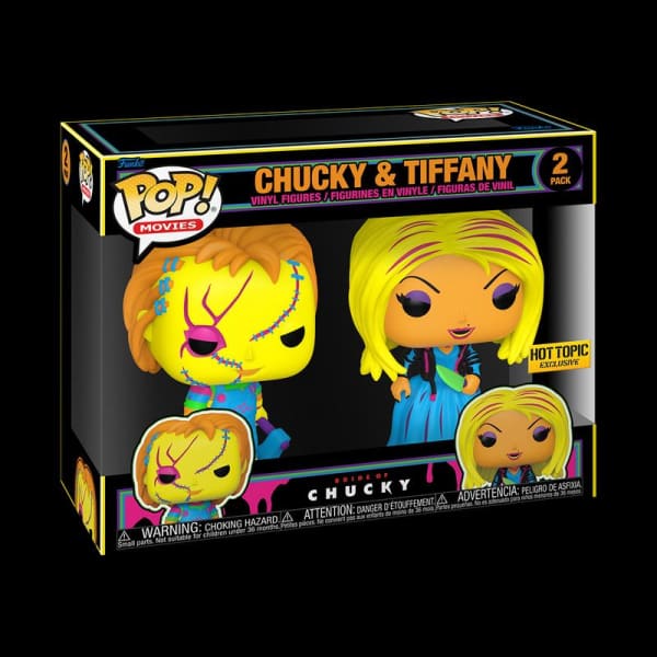 Chucky & Tiffany Funko Pop Black Light - Blacklight