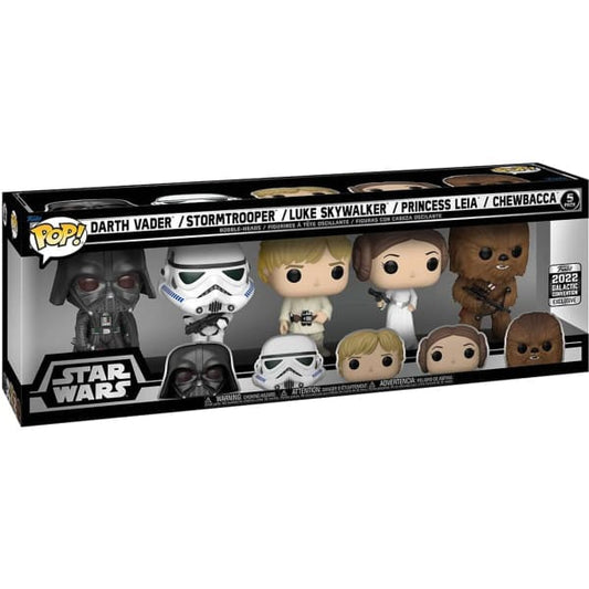 Darth Vader / Stormtrooper / Luke Skywalker / Princess Leia