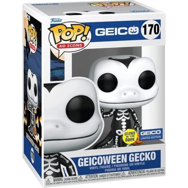Geicoween Gecko Funko Pop Ad icons - Exclusives Geico