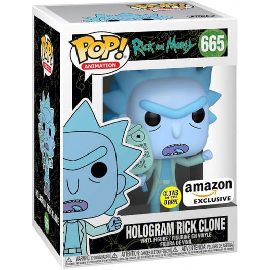 Hologram Rick Clone Funko Pop Amazon Exclusive - Animation -