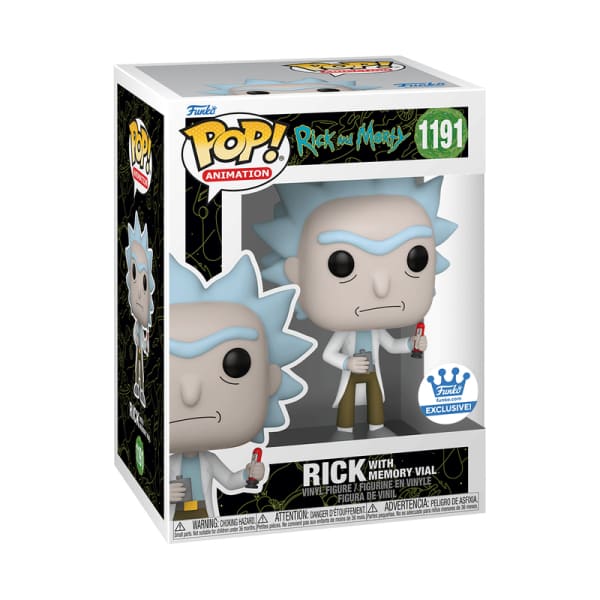 Rick With Memory Vial Funko Pop Animation - Exclusives