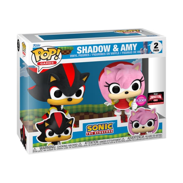 Shadow and Amy (flocked) (2-pack) [preorder] Funko Pop