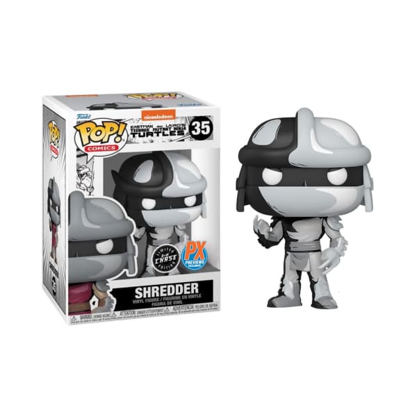 Shredder (B + W Chase) Funko Pop Chase - Comic - Exclusives