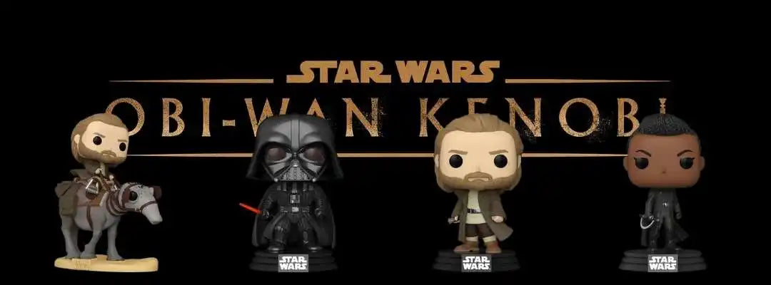 Star Wars Obi-Wan Kenobi Funko Pops.