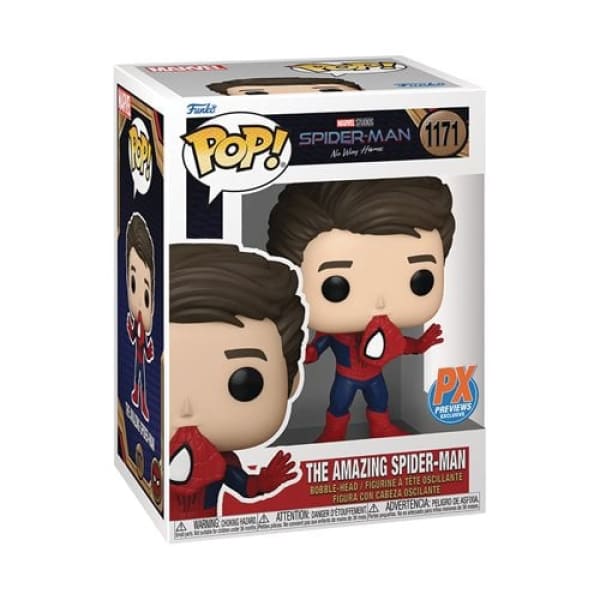 The Amazing Spider-Man Unmasked Funko Pop Exclusives