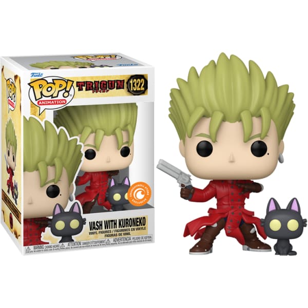 Vash With Kuroneko Funko Pop Animation - Crunchyroll
