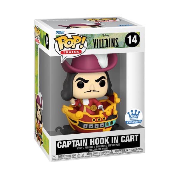 Captain Hook In Cart Funko Pop Disney - Disney Villians -