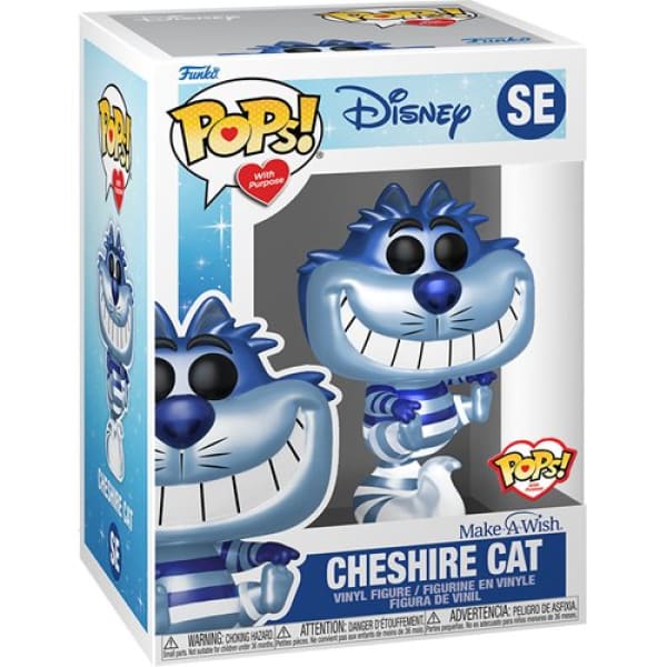 Cheshire Cat Metallic Funko Pop Disney - Make-A-Wish -