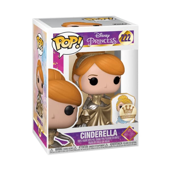 Cinderella (Gold) with Pin Funko Pop Disney - Exclusives