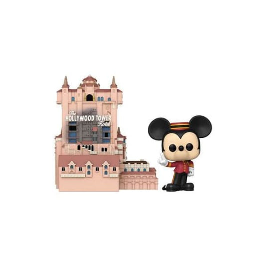 Hollywood Tower Hotel and Mickey Mouse Funko Pop Disney