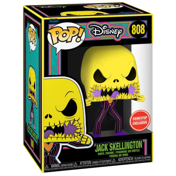 Jack Skellington (Blacklight) Funko Pop