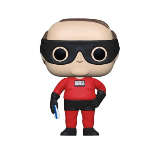 Kevin as Dunder Mifflin Superhero Funko Pop Funkoween