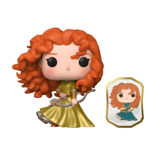 Merida (Gold) with Pin Funko Pop Disney - Exclusives