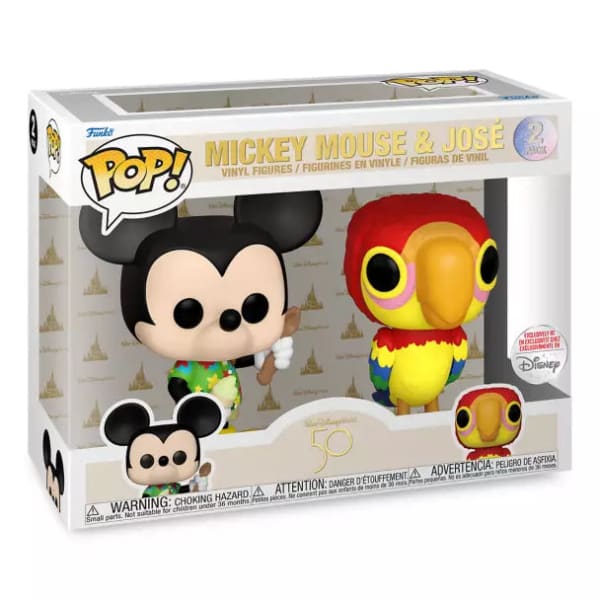 Mickey Mouse & José (2-pack) Funko Pop Disney - exclusives