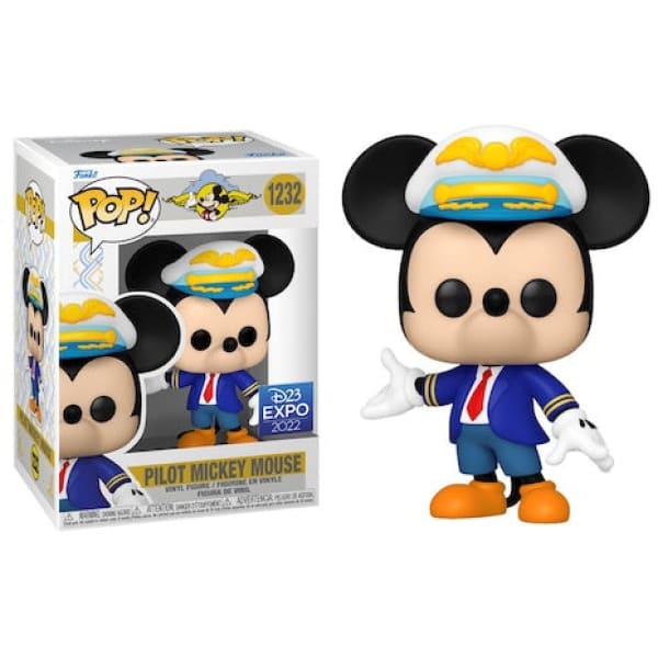Pilot Mickey Mouse Funko Pop Convention - D23 Expo 2022