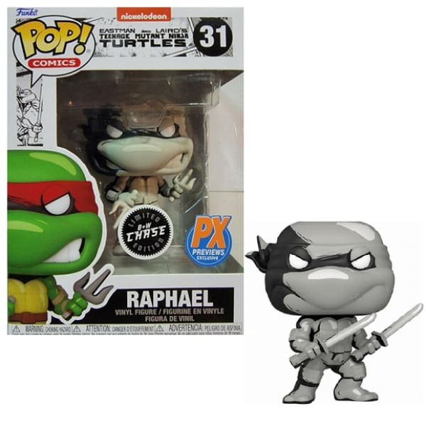 Raphael (B+W Chase) Funko Pop Chase - Comic Exclusives