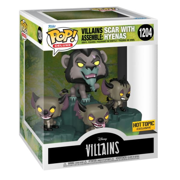 Scar with Hyenas Funko Pop Disney - Disney Villians