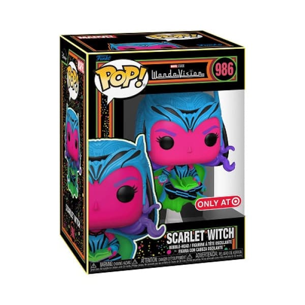 Scarlet Witch (Black Light) Funko Pop Black Light