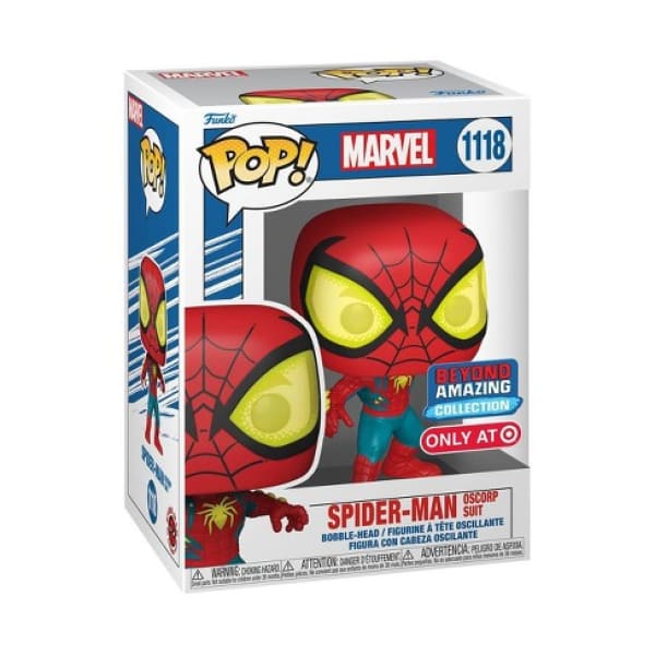 Spider-Man Oscorp Suit Funko Pop Beyond Amazing Collection