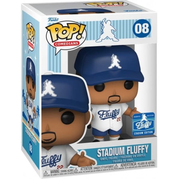 Stadium Fluffy (White) (Signed) Funko Pop Comedians