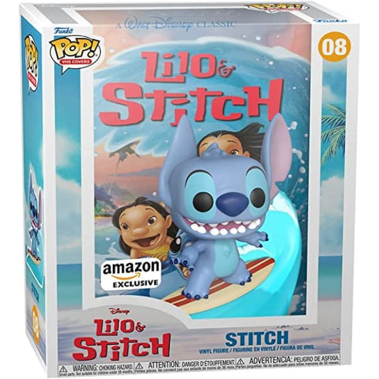 Stitch VHS Cover Funko Pop 6inch - Amazon Exclusive - Disney