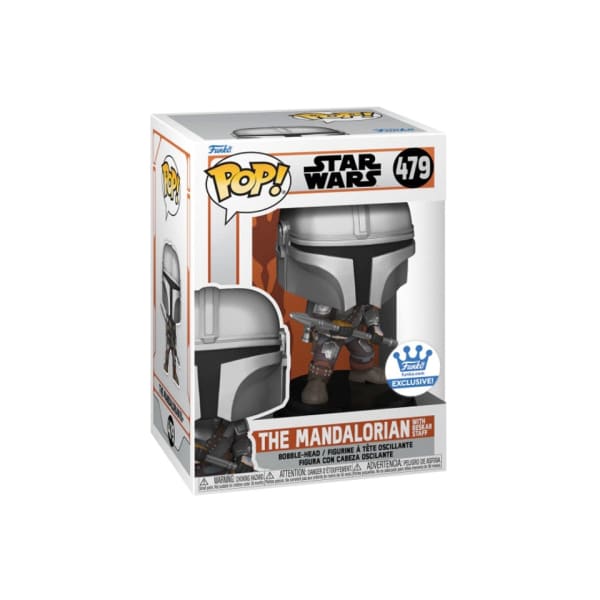 The Mandalorian With Beskar Staff Funko Pop Exclusives